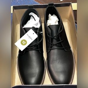GOODFELLOW BLACK GRANGER DRESS SHOES (SIZE 12)